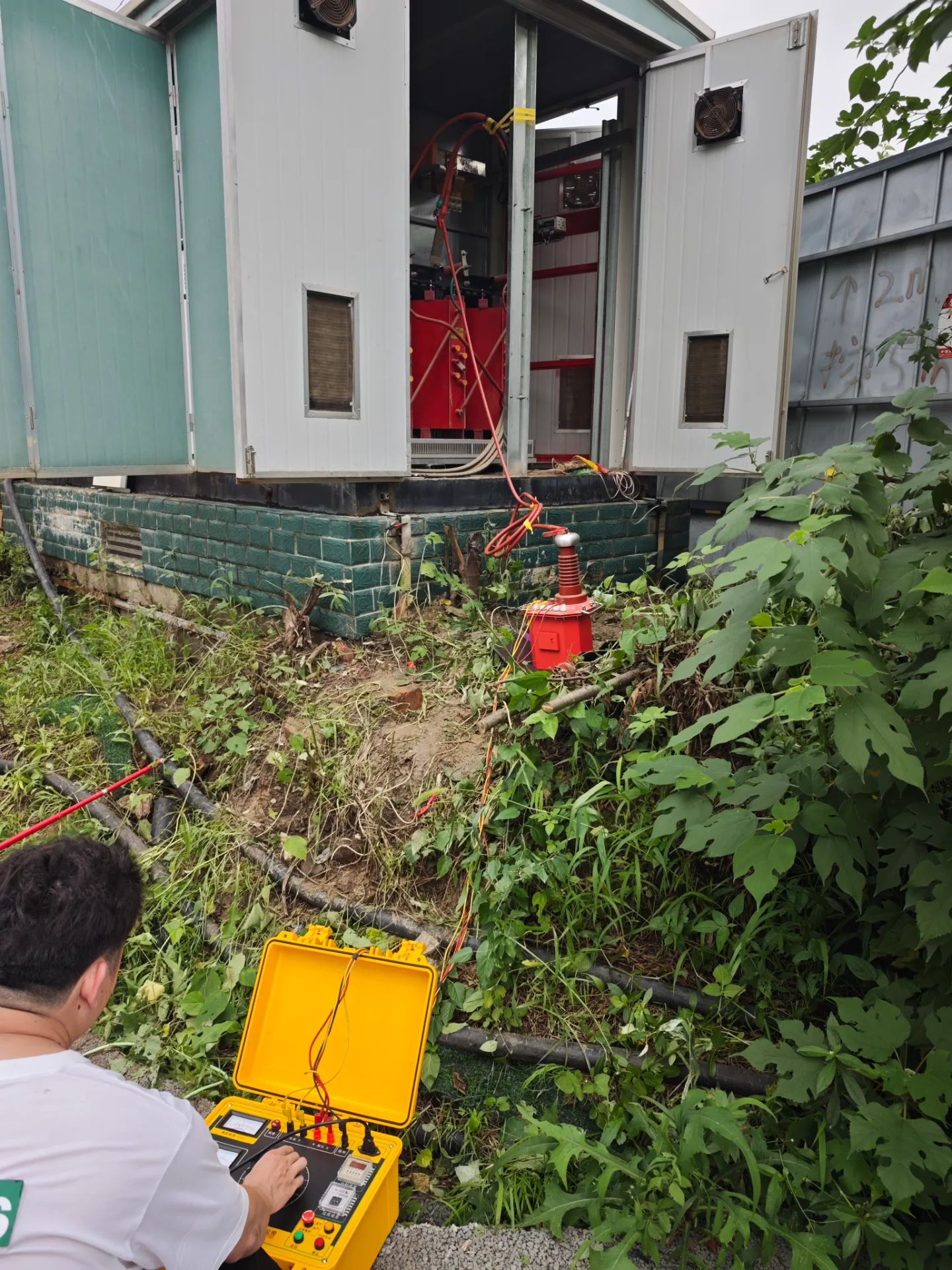 MSD‑10kVA/100kV Dry Type AC DC Hipot Tester test field
