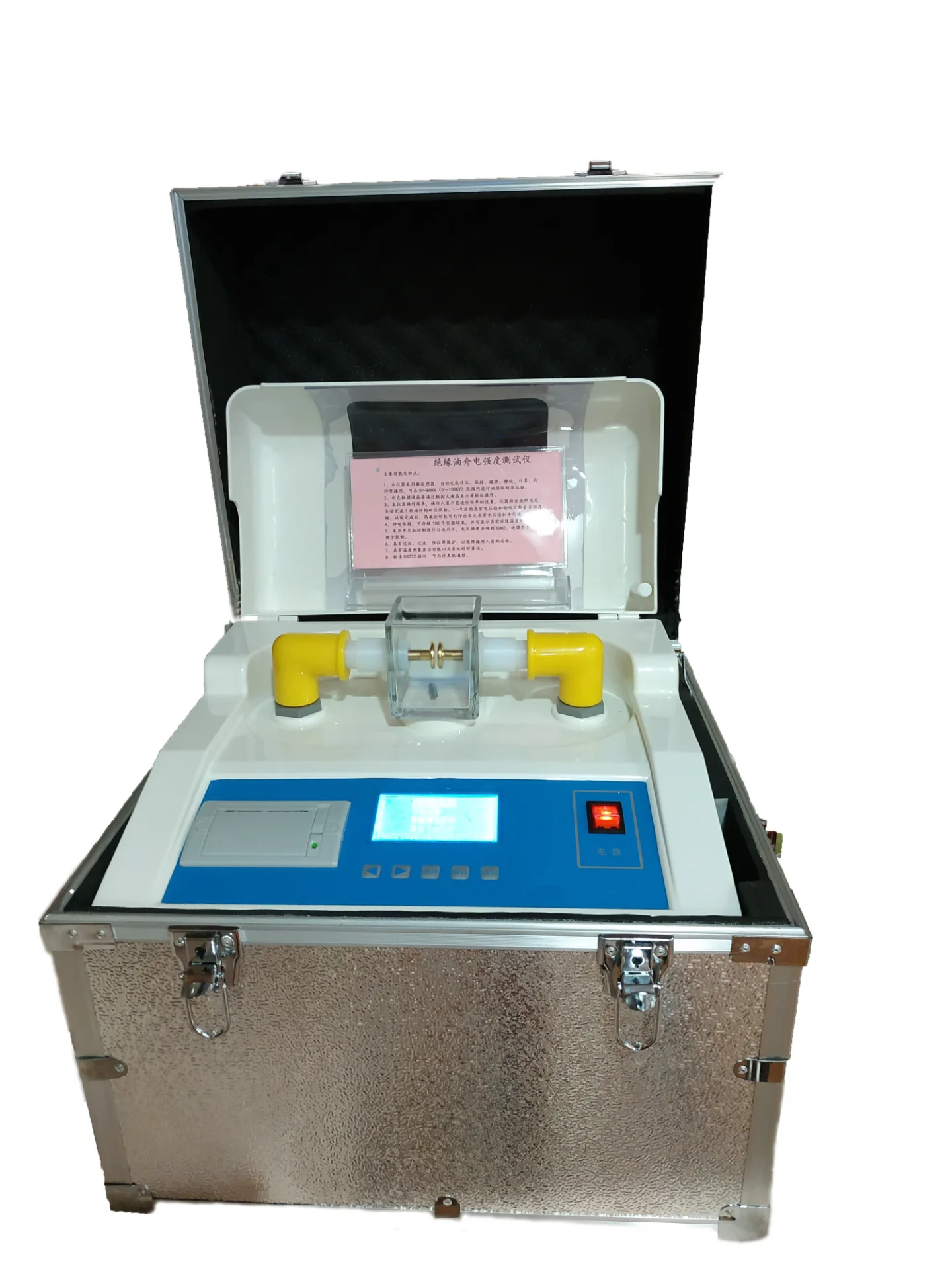 Portable 80kV -100KV Insulation Oil BDV Tester